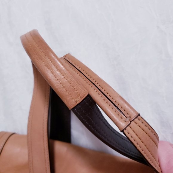 Coach Tan Leather Satchel - Picture 4 of 11
